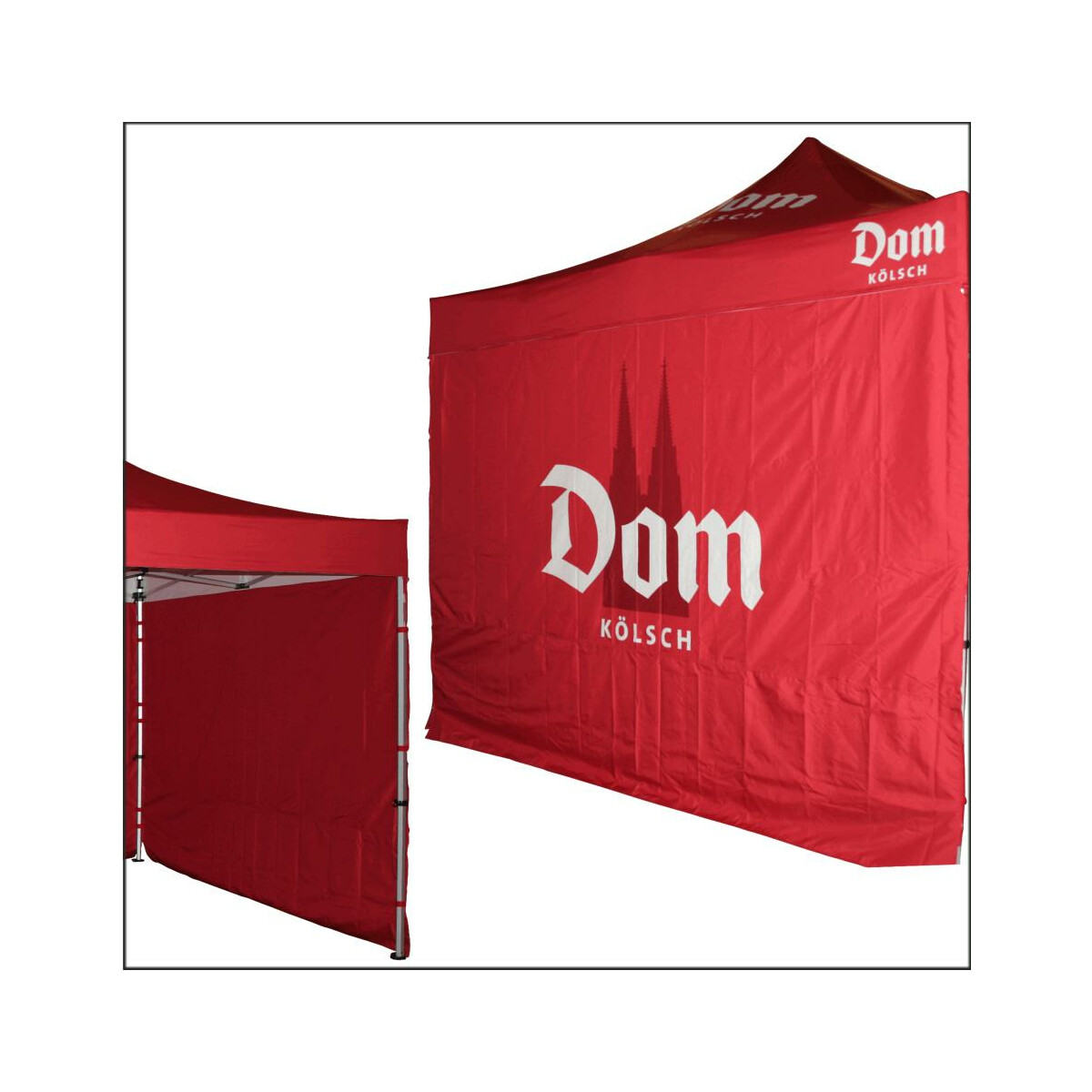 Druckkosten 300 cm Seitenwand Vollbedruckung außen...