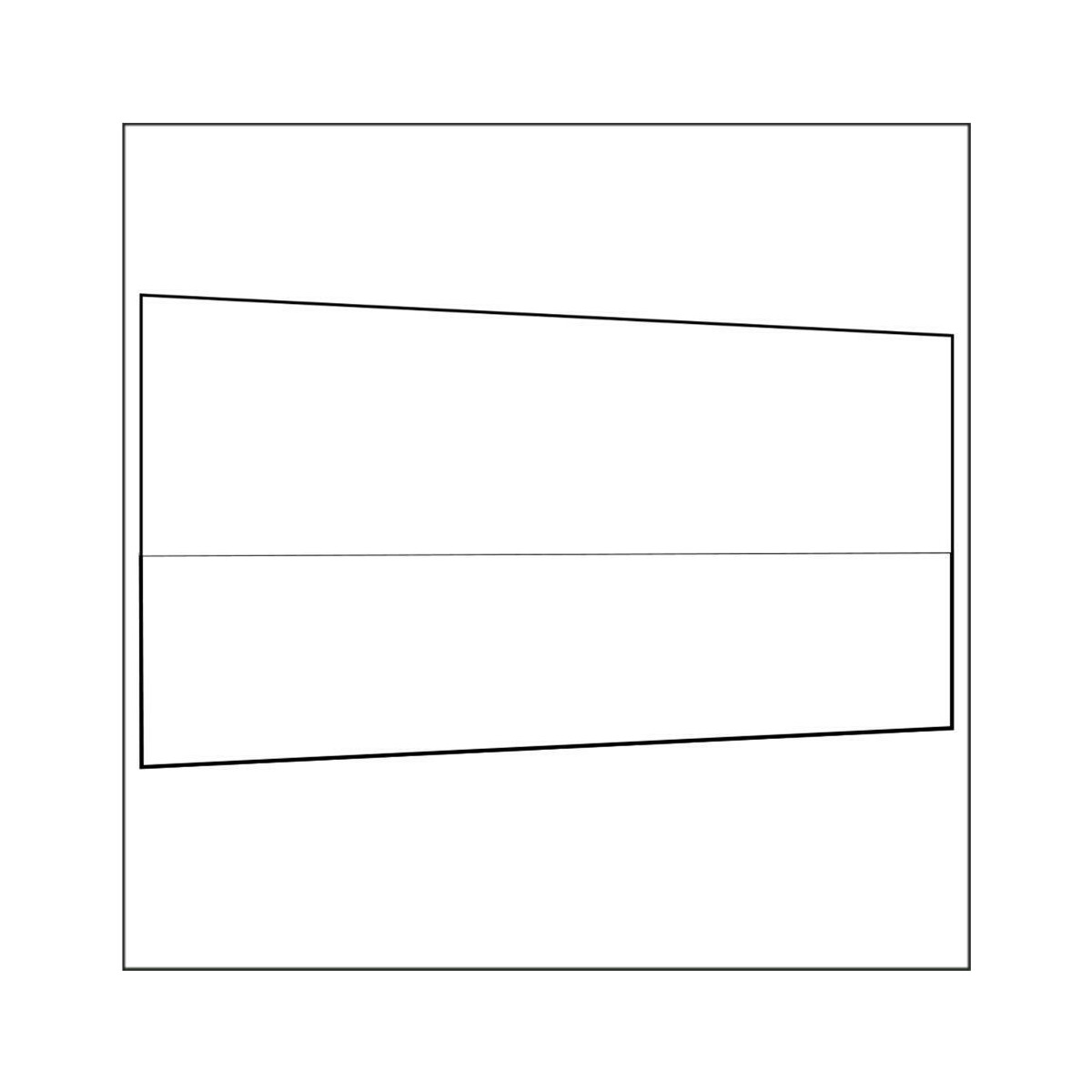 450 cm Seitenwand halb hoch 95 cm incl. Stange