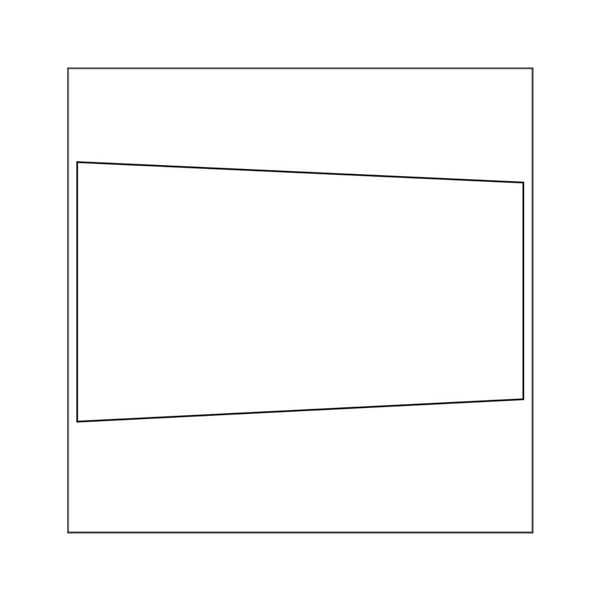 450 cm Seitenwand ohne Fenster