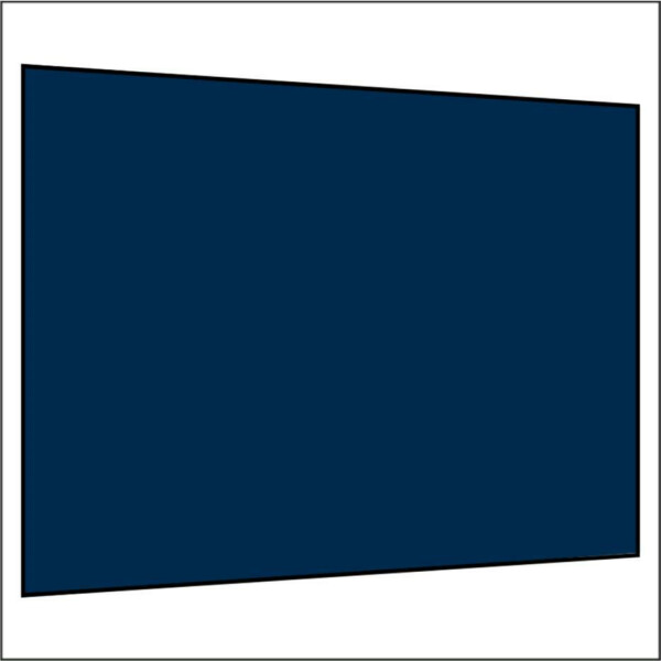 300 cm Seitenwand ohne Fenster dunkelblau PMS 295 C