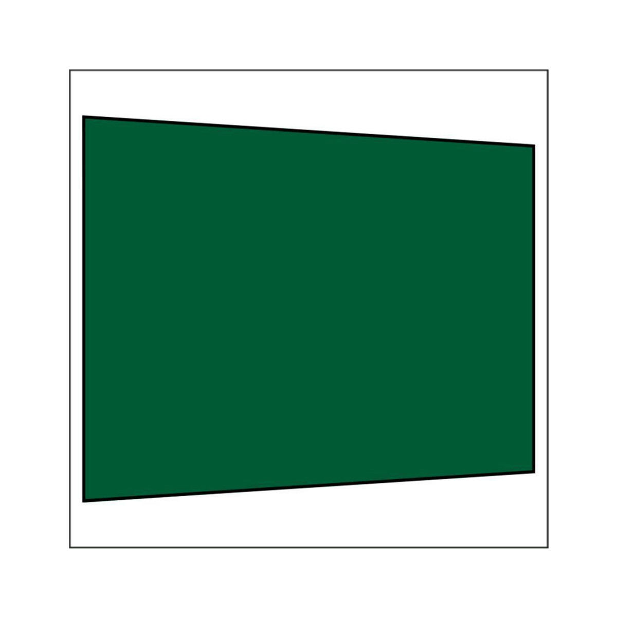 300 cm Seitenwand ohne Fenster grün PMS 7728 C