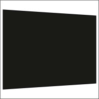 300 cm Seitenwand ohne Fenster schwarz