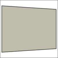 300 cm Seitenwand ohne Fenster hellgrau PMS 3 C