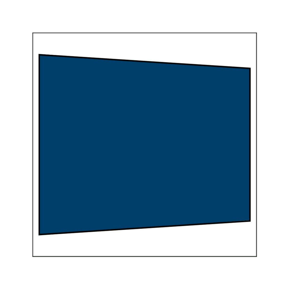 300 cm Seitenwand ohne Fenster marineblau PMS 540 C