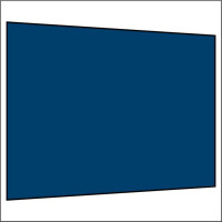 300 cm Seitenwand ohne Fenster marineblau PMS 540 C