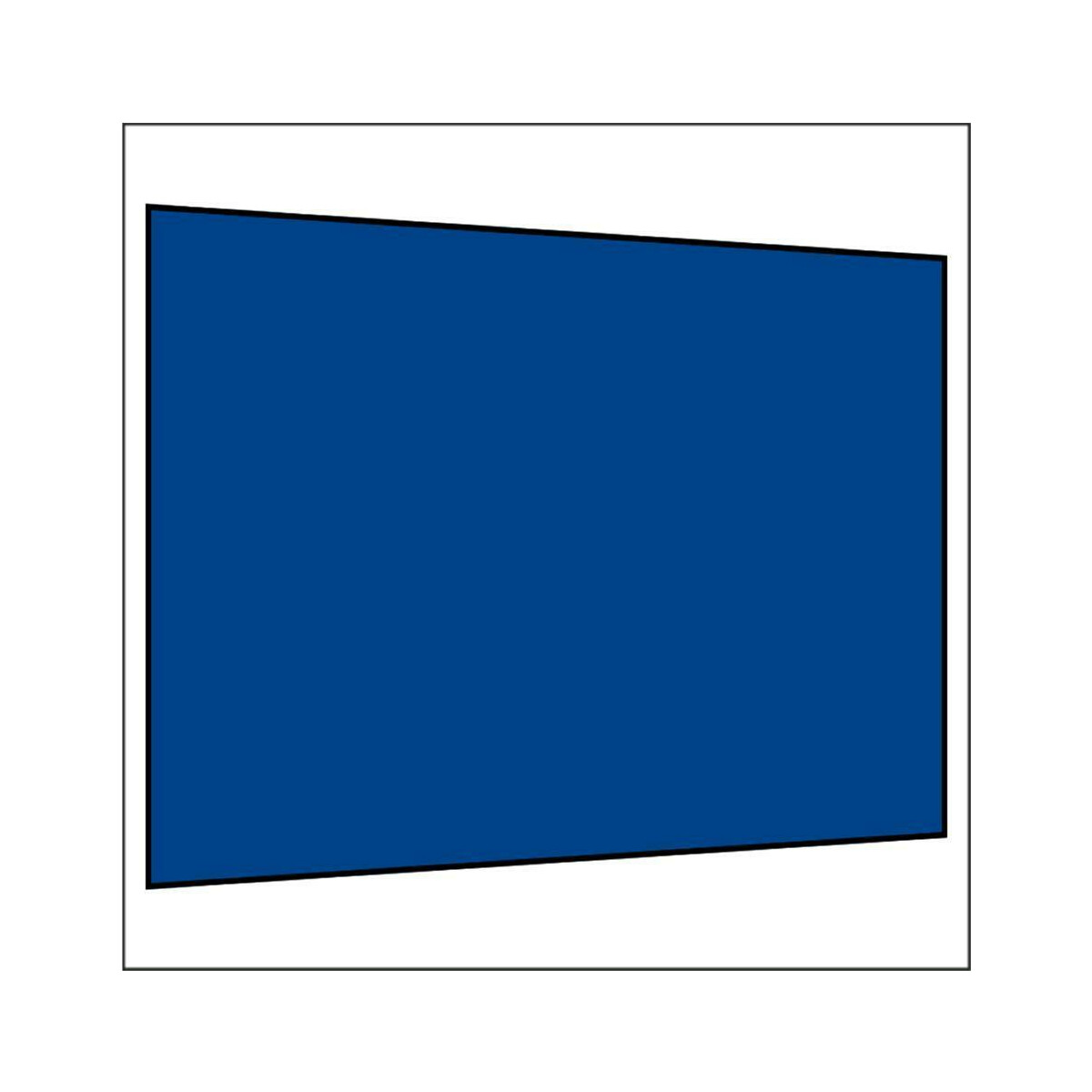 300 cm Seitenwand ohne Fenster königsblau PMS 7685 C