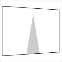 300 cm Seitenwand mit Mittelreißverschluss