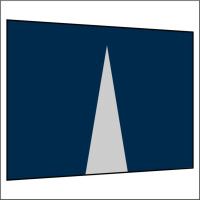 300 cm Seitenwand mit Mittelreißverschluss