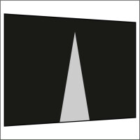 300 cm Seitenwand mit Mittelreißverschluss