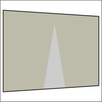 300 cm Seitenwand mit Mittelreißverschluss