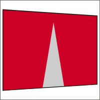 300 cm Seitenwand mit Mittelreißverschluss