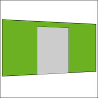 450 cm Seitenwand mit Türe (mittig)