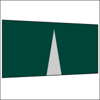 450 cm Seitenwand mit Mittelreißverschluss