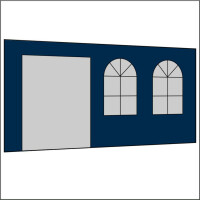 450 cm Seitenwand mit Türe (links) + Sprossenfenster