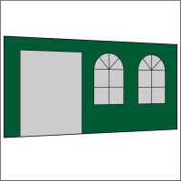 450 cm Seitenwand mit Türe (links) + Sprossenfenster