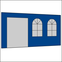 450 cm Seitenwand mit Türe (links) + Sprossenfenster