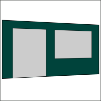 450 cm Seitenwand mit Türe (links) + Großfenster