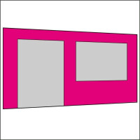 450 cm Seitenwand mit Türe (links) + Großfenster