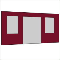 450 cm Seitenwand mit Türe (mittig) + Großfenster