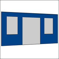 450 cm Seitenwand mit Türe (mittig) + Großfenster