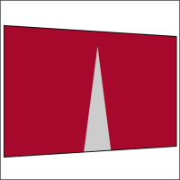 400 cm Seitenwand mit Mittelreißverschluss