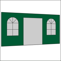 400 cm Seitenwand mit Türe (mittig) + Sprossenfenster