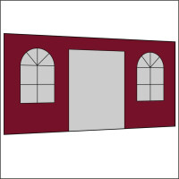 400 cm Seitenwand mit Türe (mittig) + Sprossenfenster
