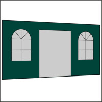 400 cm Seitenwand mit Türe (mittig) + Sprossenfenster