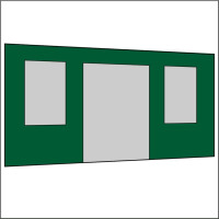 400 cm Seitenwand mit Türe (mittig) + Großfenster
