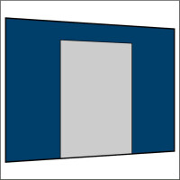 300 cm Seitenwand mit Tür (mittig)