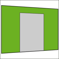300 cm Seitenwand mit Tür (mittig)