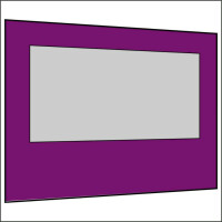 300 cm Seitenwand mit Großfenster
